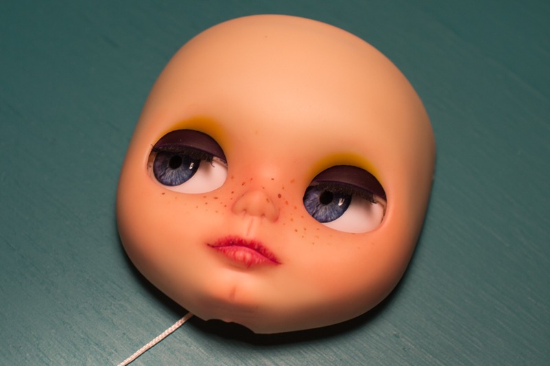 Blythe faceup finished