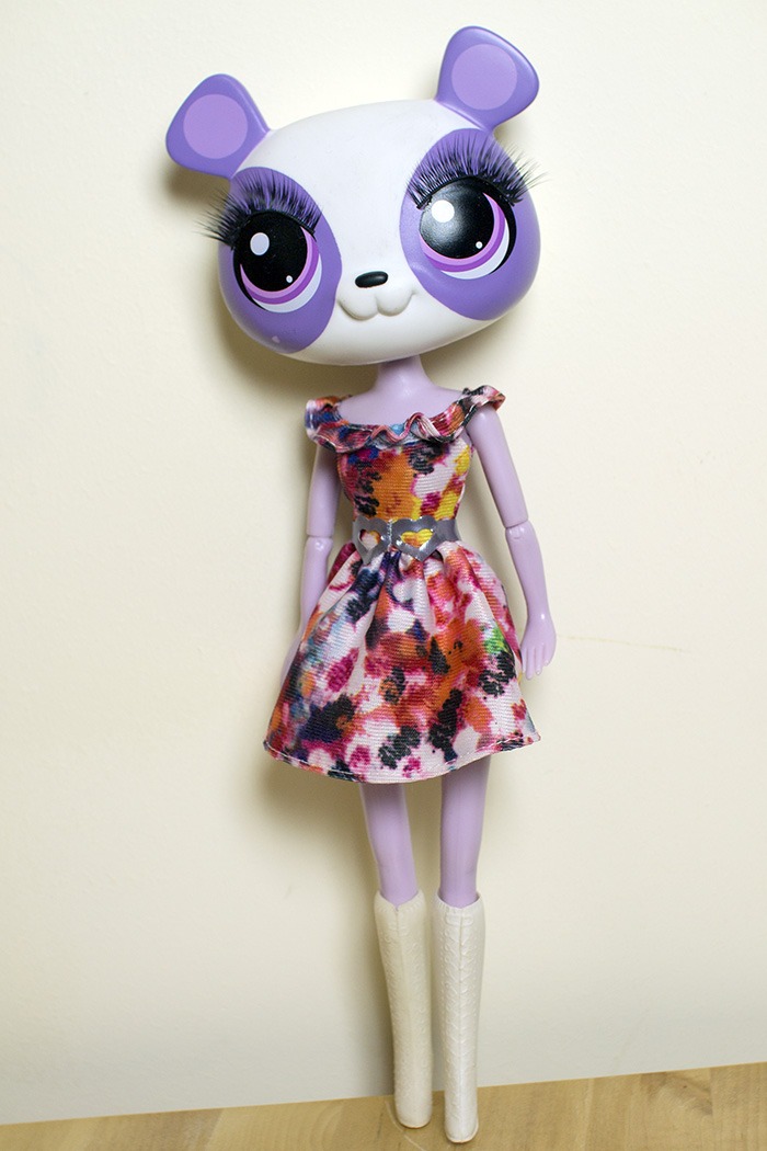 DIY Anthro Doll - Monster High Body and Littlest Pet Shop jumbo head