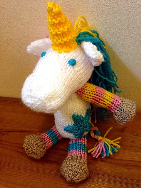 Topaz the Unicorn Knit