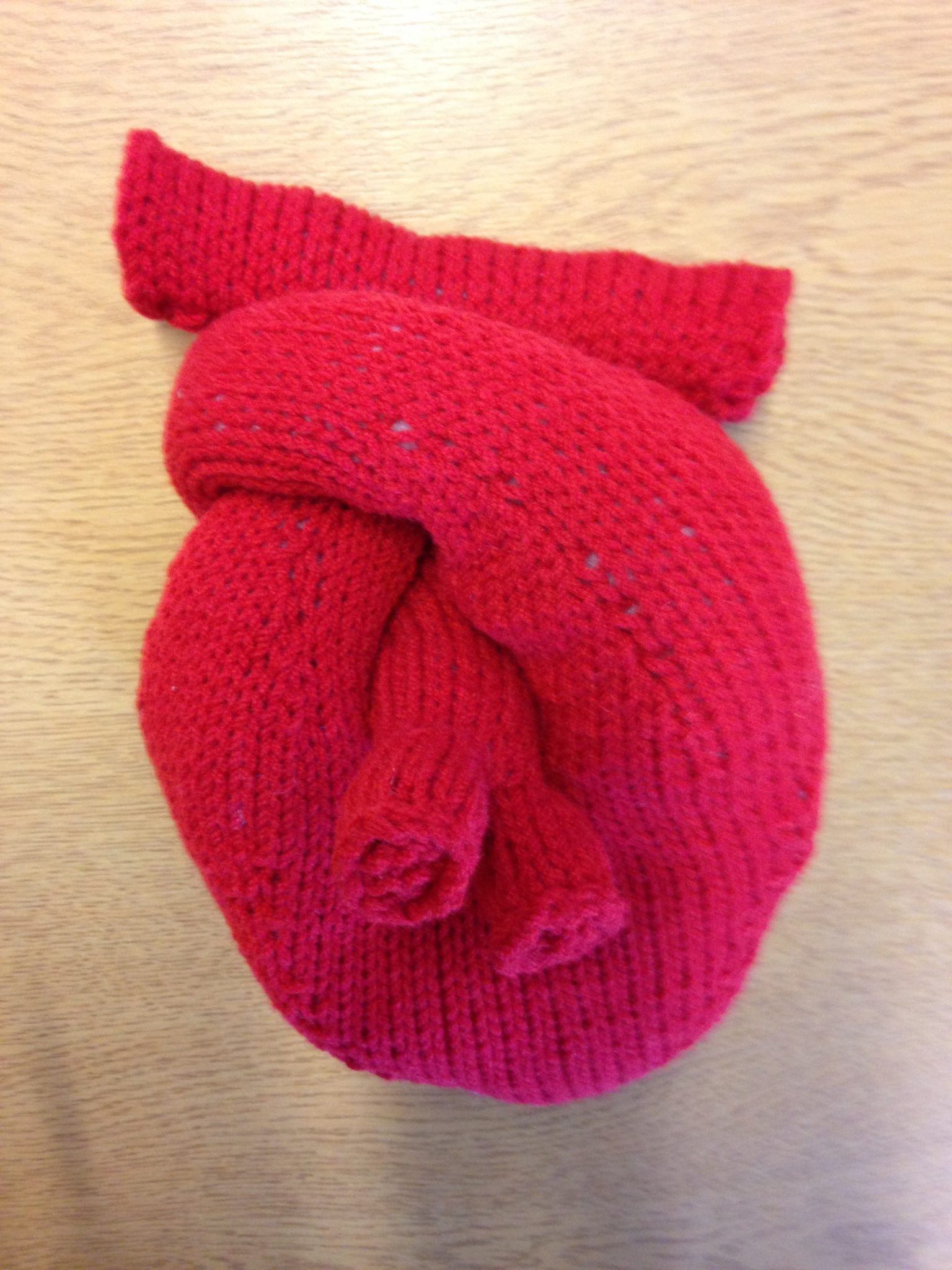 Knitted Anatomical Heart