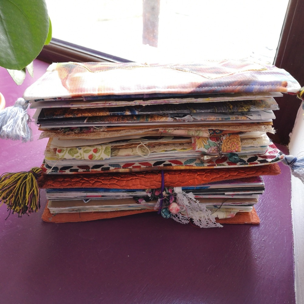 DIY decasa travelers notebook stacked