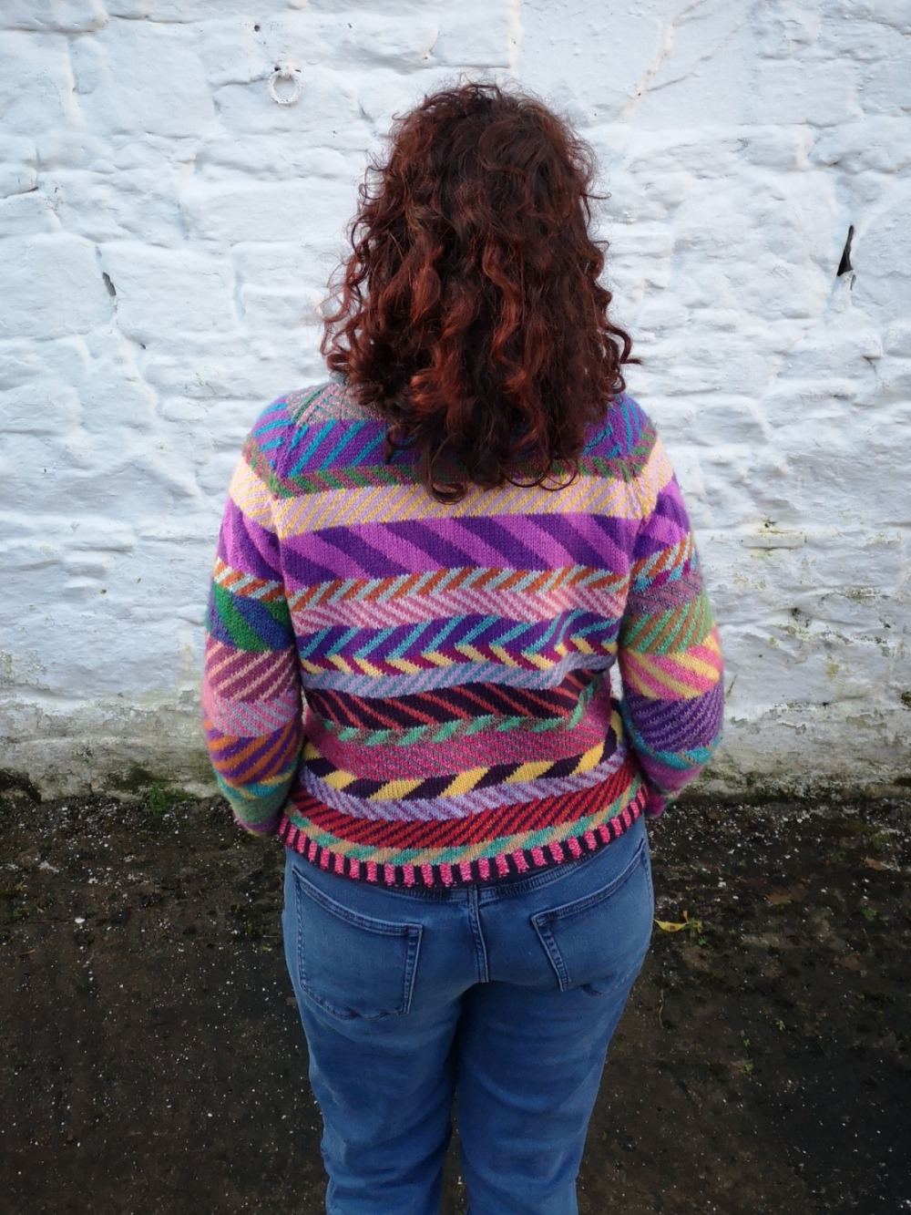 knitted Circus jumper - back view